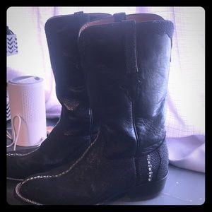 Don cuco exotic boots size 10 men